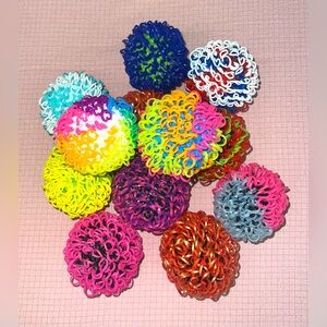 Homemade Loomigurumi Colorful Balls